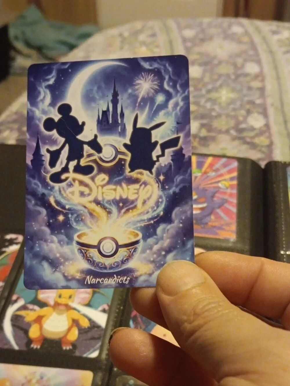 Sparkling Lion King Collectible Card - Golden Sunset